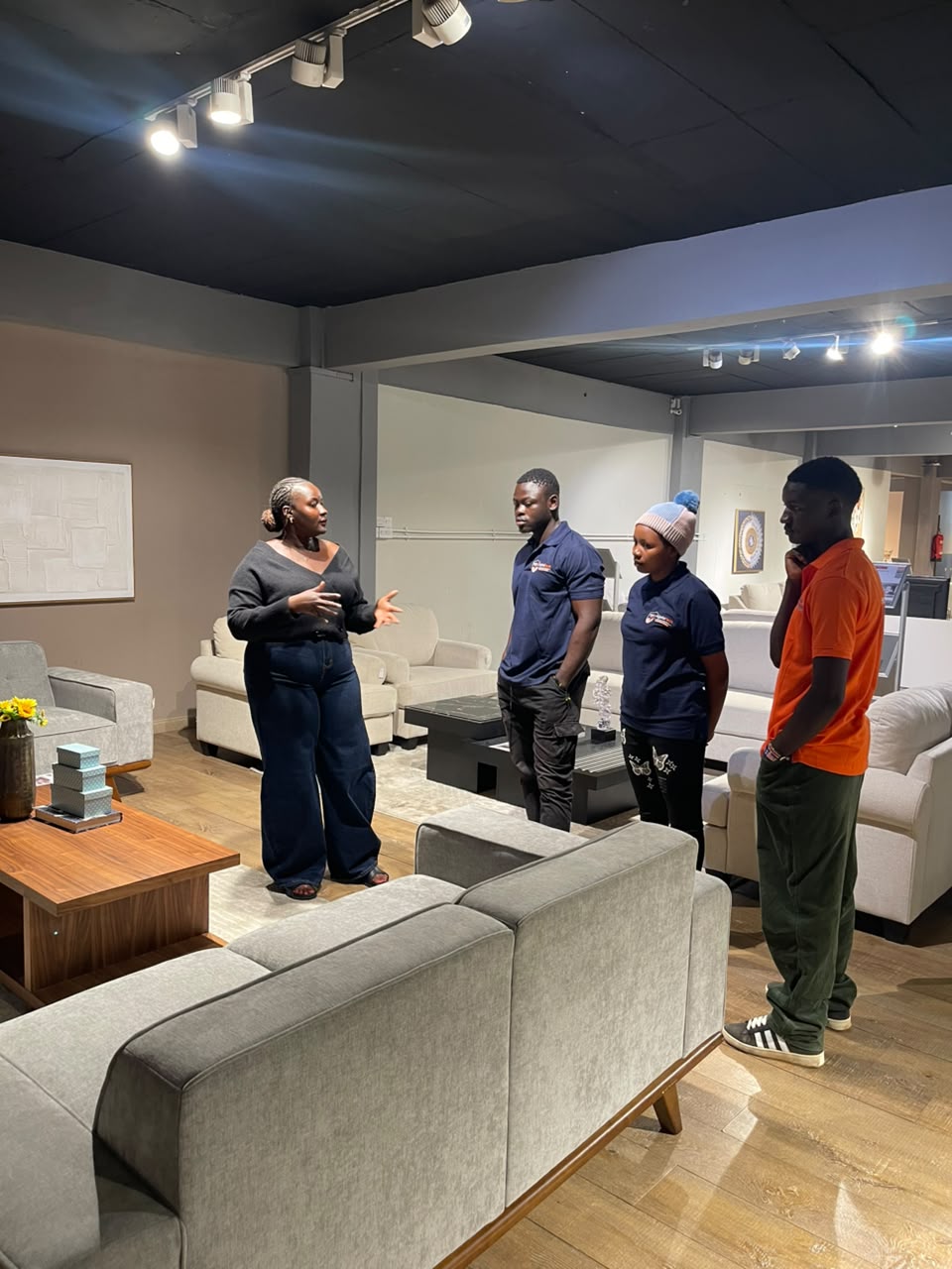 AlphaTech Training Institute Students Visit Furniture Palace
